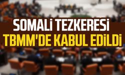 Somali Tezkeresi TBMM'de kabul edildi