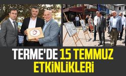 Terme'de 15 Temmuz etkinlikleri