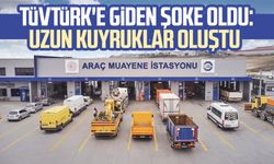 TÜVTÜRK'e giden şoke oldu: Uzun kuyruklar oluştu