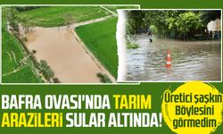 Bafra Ovası'nda tarım arazileri sular altında!