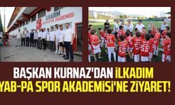 Başkan İhsan Kurnaz'dan İlkadım YAB-PA Spor Akademisi'ne ziyaret!