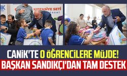 Canik'te o öğrencilere müjde! Başkan İbrahim Sandıkçı'dan tam destek