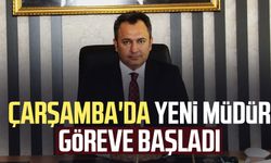 Samsun Çarşamba'da Murat Bedir, göreve başladı