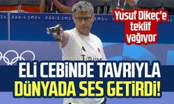 Eli cebinde tavrıyla dünyada ses getirdi! Yusuf Dikeç’e teklif yağıyor