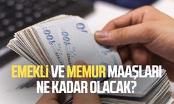 Emekli ve memur maaşları ne kadar olacak?