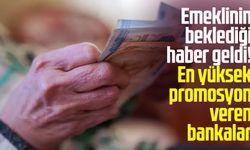 Emeklilere en yüksek promosyon veren bankalar