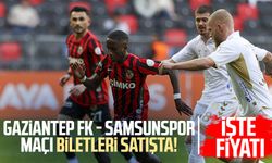 Gaziantep FK - Samsunspor maçı biletleri satışta! İşte maç fiyatı