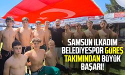 Samsun İlkadım Belediyespor güreş takımından büyük başarı!