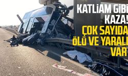 Katliam gibi kaza! Çok sayıda ölü ve yaralı var