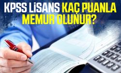 KPSS lisans kaç puanla memur olunur?