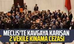 Meclis'te kavgaya karışan 2 vekile kınama cezası