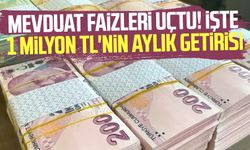 Mevduat faizleri uçtu! İşte 1 milyon TL'nin aylık getirisi