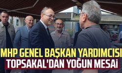 MHP Genel Başkan Yardımcısı İlyas Topsakal'dan yoğun mesai