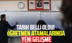 Tarih belli oldu! Öğretmen atamalarında yeni gelişme