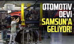 Çinli otomotiv devi Samsun'a geliyor