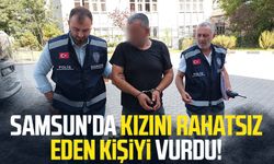 Samsun'da kızını rahatsız eden kişiyi vurdu!