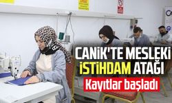 Canik'te mesleki istihdam atağı