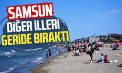 Samsun deniz suyu sıcaklığıyla diğer illeri geride bıraktı