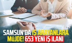 Samsun iş ilanları: Samsun'da iş arayanlara müjde! 653 yeni iş ilanı