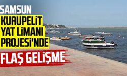 Samsun Kurupelit Yat Limanı Projesi'nde flaş gelişme