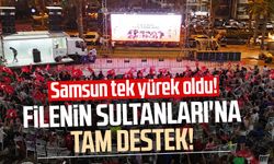 Samsun tek yürek oldu! Filenin Sultanları'na tam destek