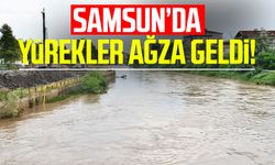 Samsun Terme Çayı yürekleri ağza getirdi!