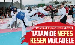 Samsun’da 30 Ağustos etkinlikleri: Tatamide mücadele