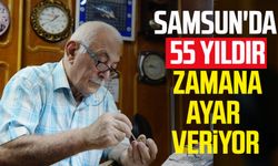 Samsun'da 55 yıldır zamana ayar veriyor