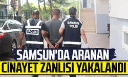 Samsun'da aranan cinayet zanlısı yakalandı