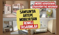 MOBİD yönetiminin ziyaretleri hız kesmiyor: Samsun'da ARTEPE Mobilya'dan renkli tasarımlar