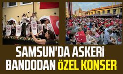 Samsun'da askeri bandodan özel konser