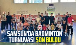 Samsun'da Badminton Turnuvası son buldu