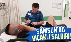 Samsun'da bıçaklı saldırı! 17 yaşındaki genç yaralandı