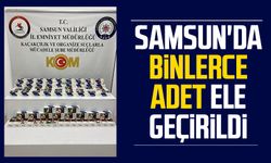 Samsun'da binlerce adet ele geçirildi