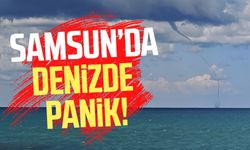 Samsun'da hortum kamerada