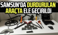 Samsun'da durdurulan araçta ele geçirildi