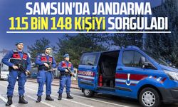 Samsun'da jandarma 115 bin 148 kişiyi sorguladı