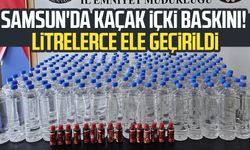 Samsun'da kaçak içki baskını! Litrelerce ele geçirildi