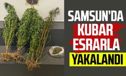 Samsun'da evinde kubar esrarla yakalandı