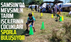 Samsun'da mevsimlik tarım işçilerinin çocukları sporla buluşuyor