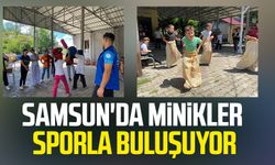 Samsun'da minikler sporla buluşuyor