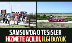 Samsun'da o tesisler hizmete açıldı, ilgi büyük