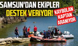 Samsun'dan ekipler destek veriyor! Kaybolan kaptan aranıyor