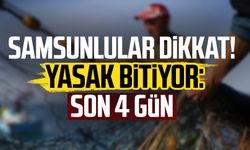 Samsunlular dikkat! Yasak bitiyor: Son 4 gün