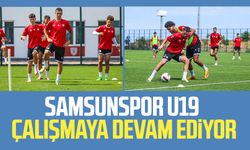 Samsunspor U19 çalışmaya devam ediyor