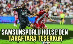 Samsunsporlu Carlo Holse'den taraftara teşekkür