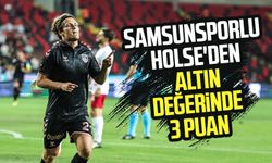 Samsunsporlu oyuncu Carlo Holse'den altın değerinde 3 puan