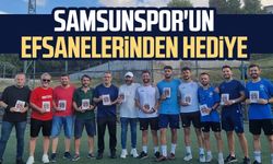 Samsunspor'un efsanelerinden hediye