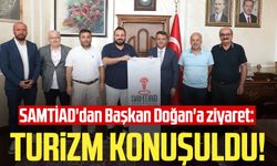 SAMTİAD'dan Başkan Halit Doğan'a ziyaret: Samsun turizmi konuşuldu