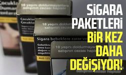 Sigara paketleri bir kez daha değişiyor!